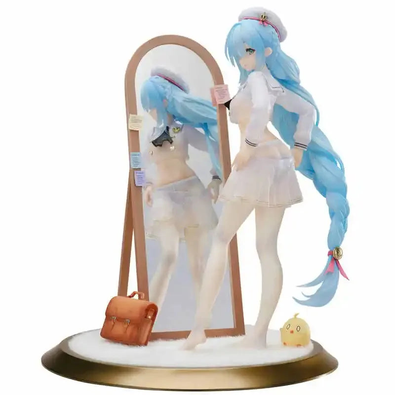 In Stock Brand New APEX Azur Blue Route Janus Hesitant Time To Change Clothes 1/7 Scale Figure Model Collection Toy Gift