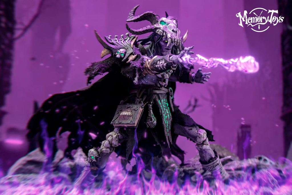 Memory Toys Undead Warlock Burning Legion LMP Action Figure Adventurer World Necromancer Baron Salman Demon Little Devil Toys