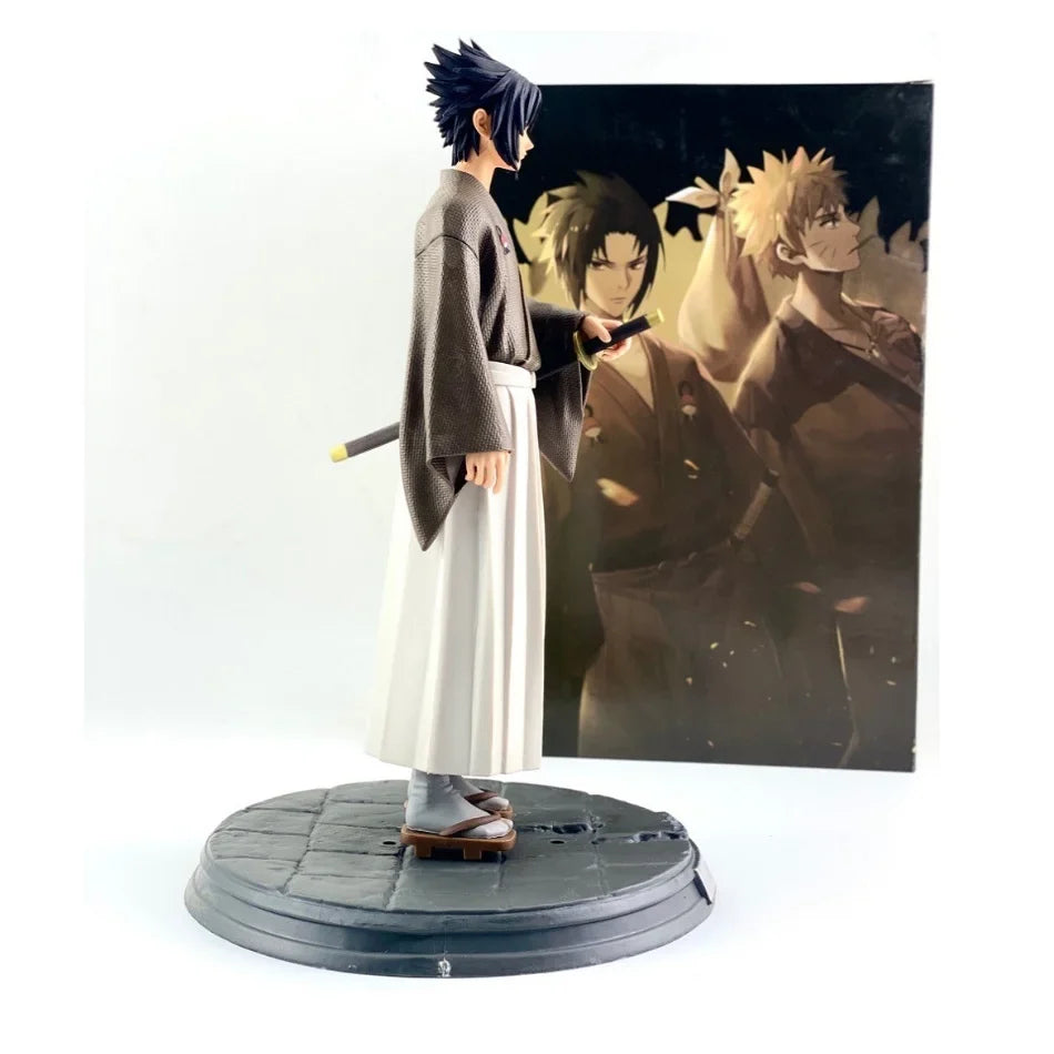 30cm Anime Naruto NARUTO Anime Figure Uchiha Sasuke kimono series Action Figure Model  Collections childrenToys birthday Gifts