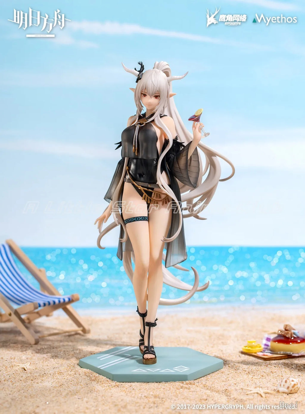 In Stock Original Myethos Gift Series Arknights Shining Summer Animation Figures Model Collection Gifts Toys