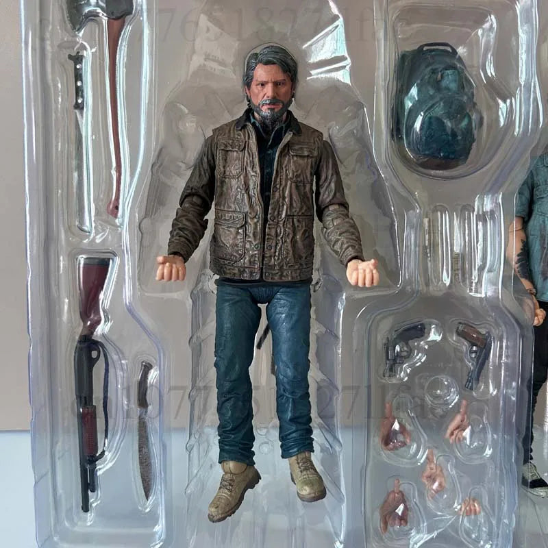NECA Figure The Last Of Us Part 2 Joel Ellie With Bow Action Figure 18cm 2pcs set Model Toy Joint Movable Doll Christmas Gift