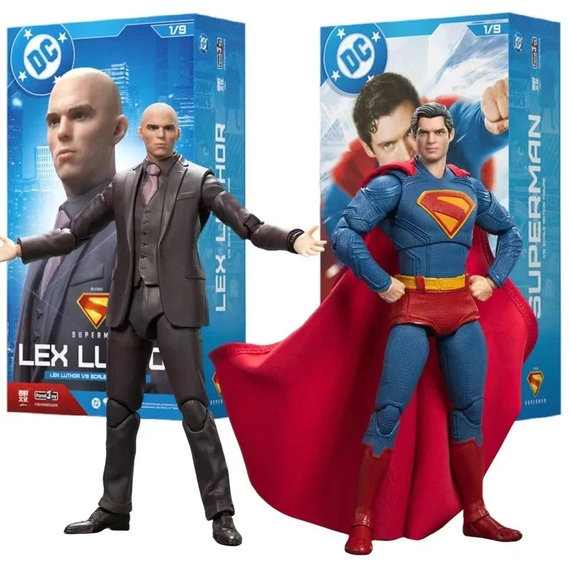 2025 Fondjoy Battle Damaged Superman Action Figure David Corenswet 1/9 New Superman Figure Pvc Joint Movable Kid Toy Boy Gift