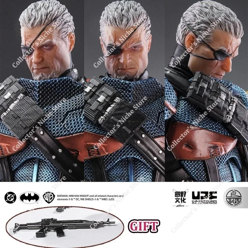 Pre-sale LPZZ 1/12 ROUNO CUEURE DC002 Deathstroke Arkham Knight Action Figure Model Movable Collectible Model Anime Figure Toys