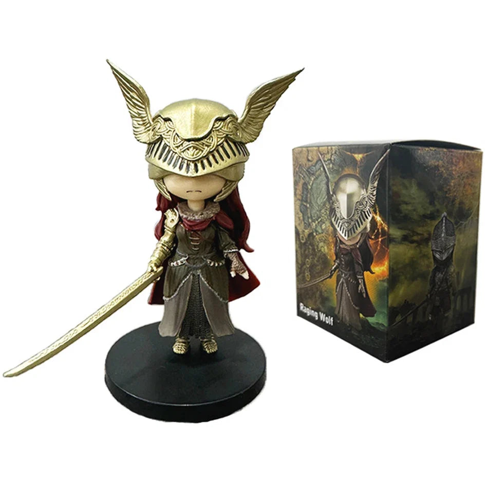 2026 Elden Ring Gaming Q Version Mini Action Figures Set - Ranni Cat Melina Malenia the Half-Wolf Lani Magic Ornaments Dolls