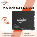 WALRAM SATA3 SSD 512GB Laptop 2.5 HDD 1TB 2TB Solid State Drive 500GB 120GB 128GB 240GB 256GB 480GB HD Desktop PC Hard Disk 1 TB