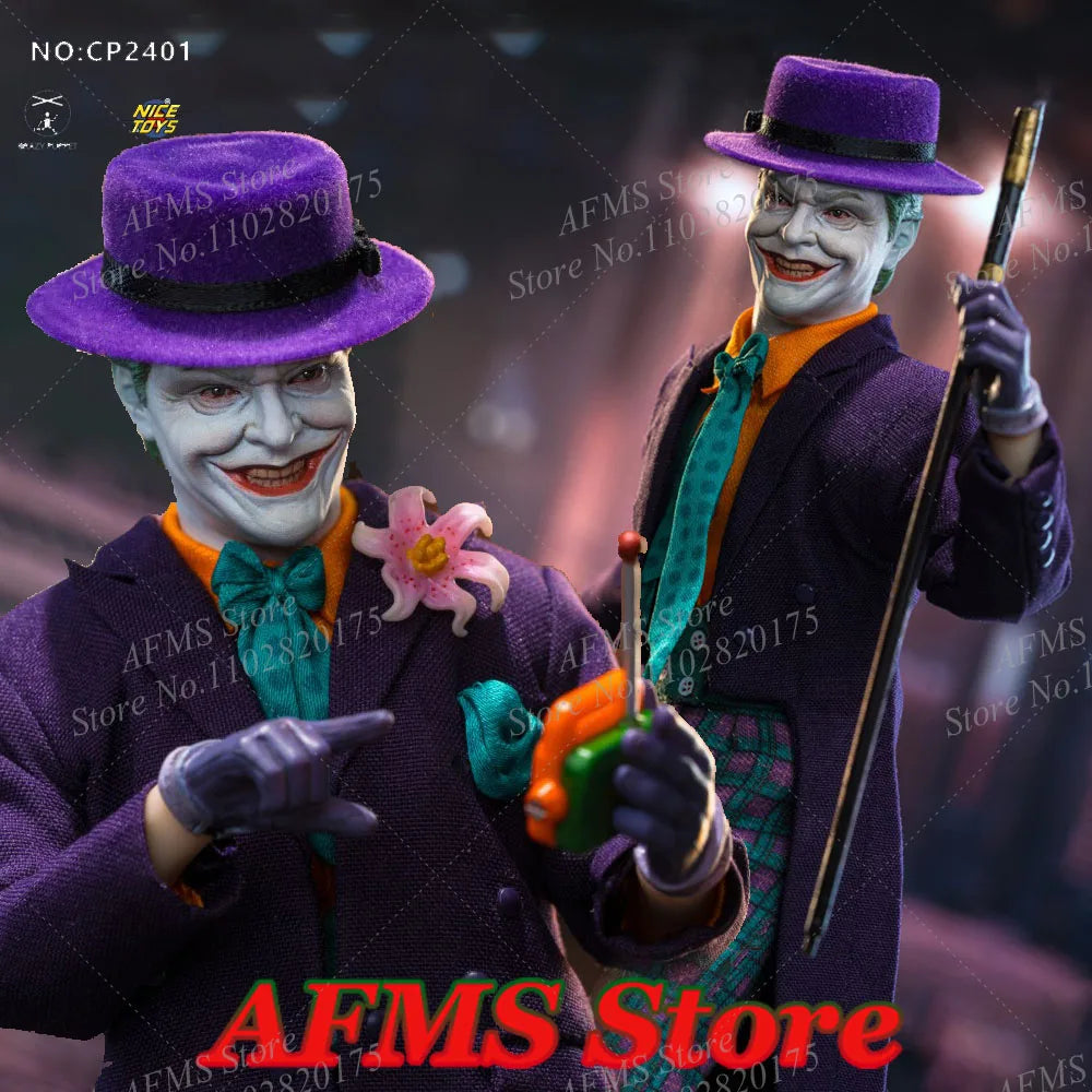 CPTOYS X NICETOYS CP2401 1/12 Sammlerfigur Bat Hero Clown Jack Nicholson 6 Zoll Herren Soldaten Actionfigur Modell Spielzeug