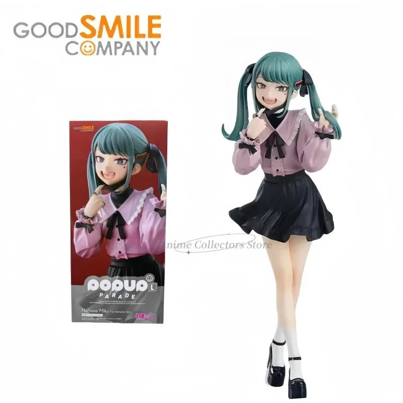 In Stock Original GSC Pop Up Parade Vocaloid Hatsune Miku Figure Vocaloid Vampire Ver. Anime Figurine Model Toys for Kids Gift