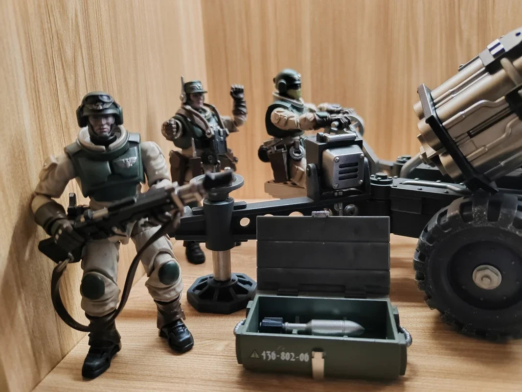 1/18 JOYTOY Action Figure 40K Astra Militarum Cadian Armoured Sentinel Anime Model Toy