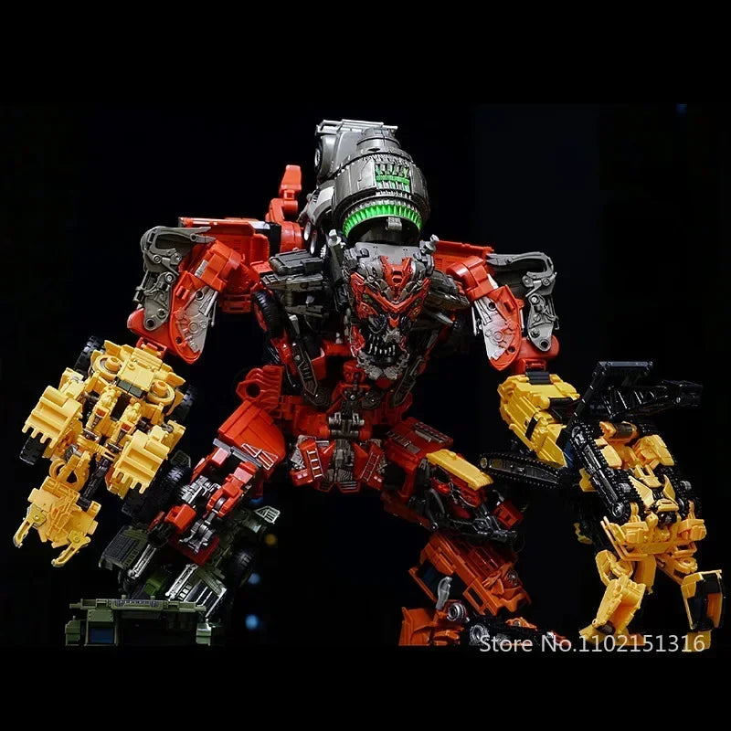 AOYI Devastator Transformation Action Figure Toy Devastator Overload Rampage Hightower Skipjump Movie Model Car Robot DD01 DD02
