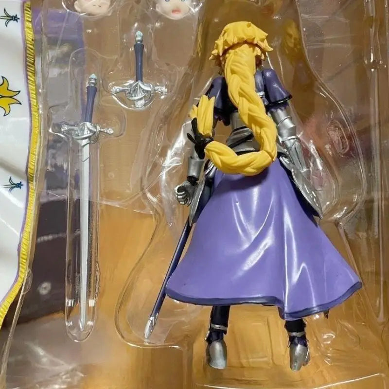 14cm Fate Grand Order Apocrypha Anime Figure Ruler Figma Quasi-saber Alter Jeanne D'arc Pvc Action Figure Collectible Model
