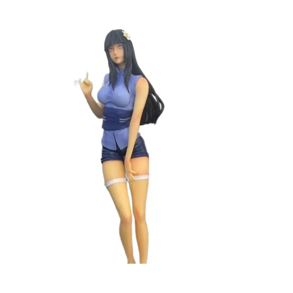 55cm NARUTO Anime Figure Hyga Hinata Sexy Beautiful Girl Perimeter PVC Model Desktop Decoration Ornaments Birthday Gifts Toys