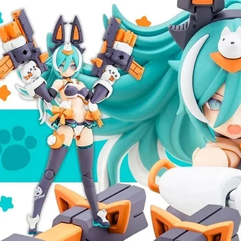 Original Kotobukiya Blade Device Scale Full Kp788 Action Plastic Model Kit Puni Mofu Lang Anime Action Figure Model Birthday Toy