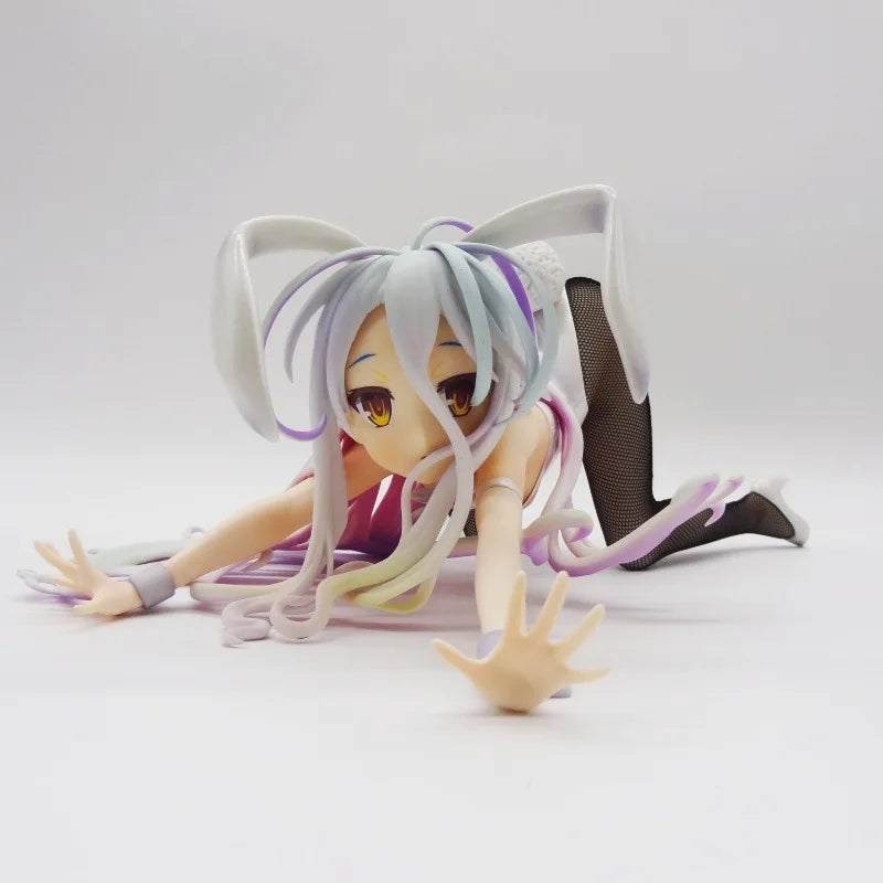 No Game No Life Shiro1/4Scale Bunny Girl Figure High-Quality Anime Statue Collectible Pvc Model Ornament Adult Action Figure Toy