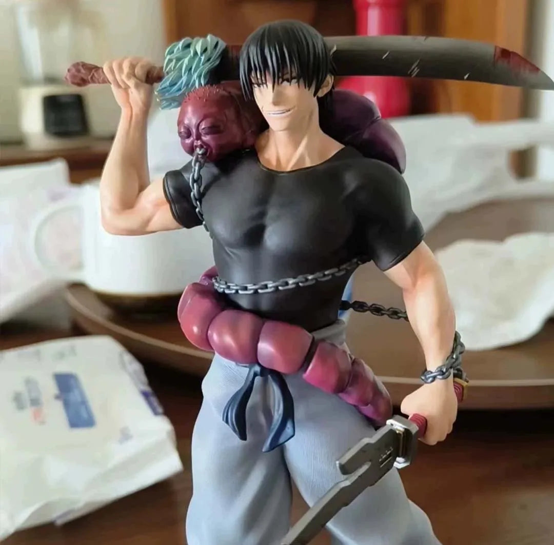 Anime JJK Figure Fushiguro Toji action figure PVC models Fushiguro Toji Figurine Collection Ornaments Toys Christmas Gifts 22CM