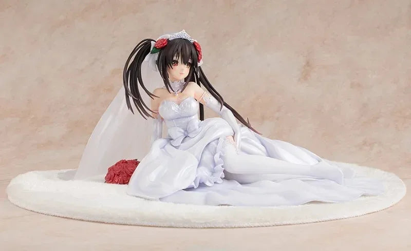 KADOKAWA:DATE A LIVE Tokisaki Kurumi Wedding dress VER.13cm PVC Action Figure Anime Figure Model Toys Collection Doll Gift