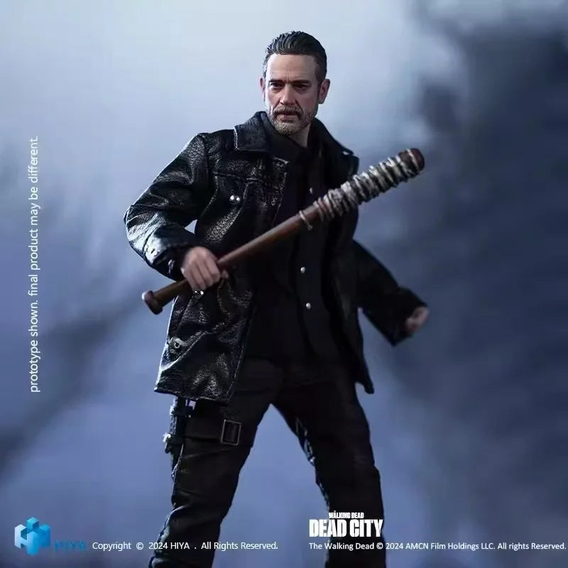 In Stock Original HIYA Toys The Walking Dead: Dead City Exquisite Super Negan 1/12 Scale Action Figure
