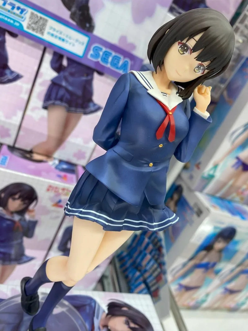 In Stock Genuine Sega Saekano -How To Raise A Boring Girlfriend Fine Luminasta Megumi Kato Uniform Ver. Model Toy Collectibles