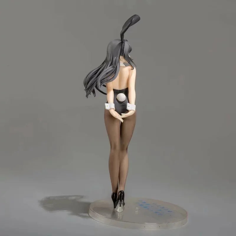25CM Anime Seishun Buta Yarou wa Bunny Girl Senpai no Yume wo Minai Sakurajima Mai Figure 1/7 Bunny Girl ver Doll Toys Action