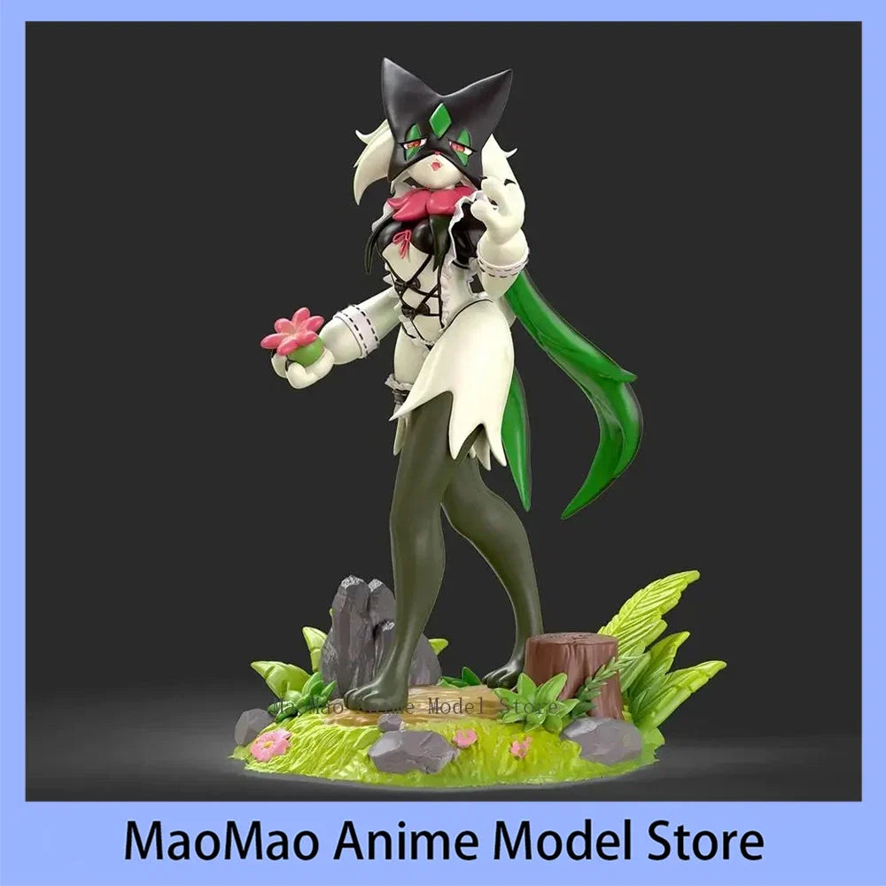 In Stock IDPLAYER Original Pokemon Meowscarada Strap Maid 1/10 Scale GK Model Toys Cartoon Anime Figures Desktop Ornament Gift