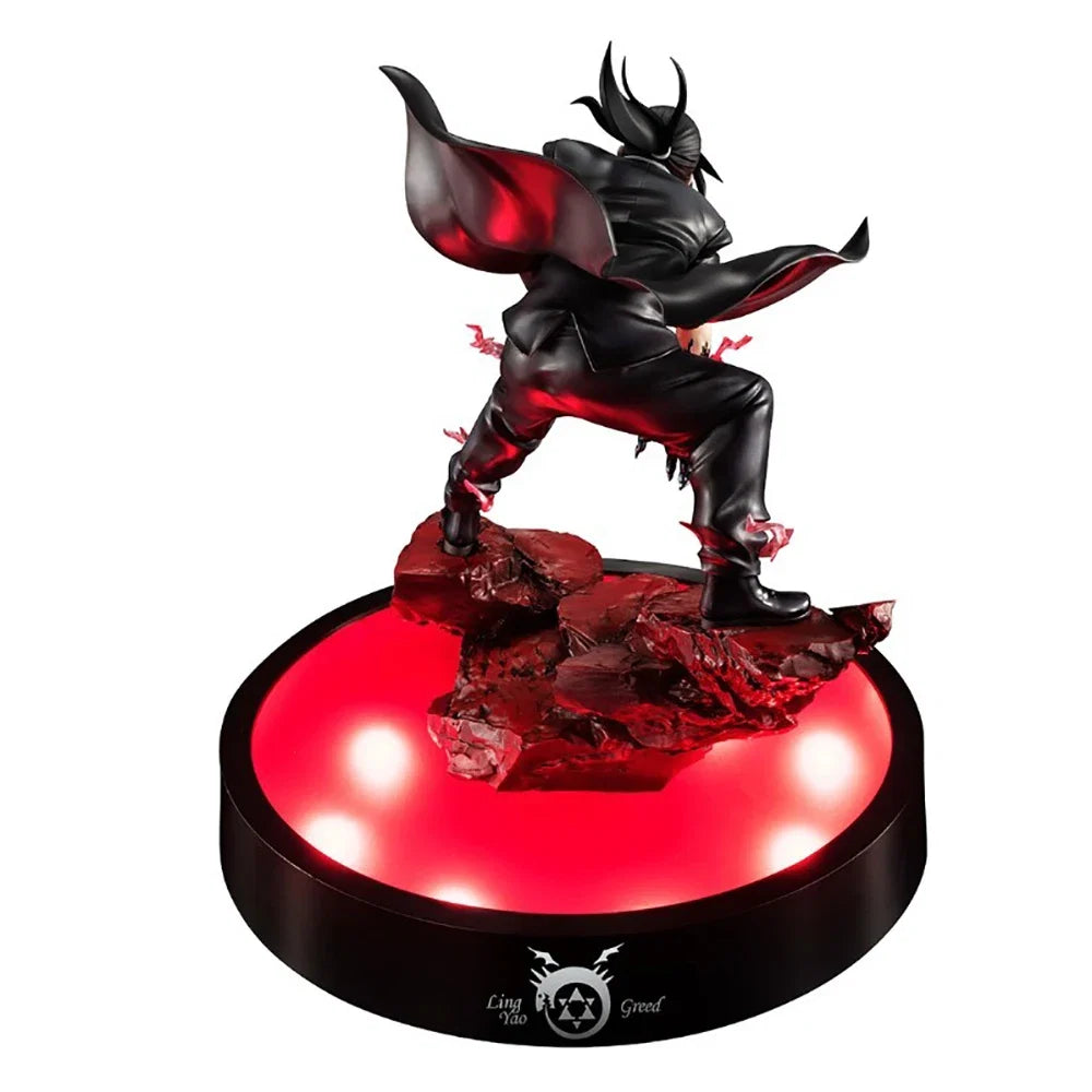 In Stock Original MegaHouse Precious G.E.M Hagane No Renkinjutsushi Fullmetal Alchemist Greed Ling Yao Anime Figure Garage Kit