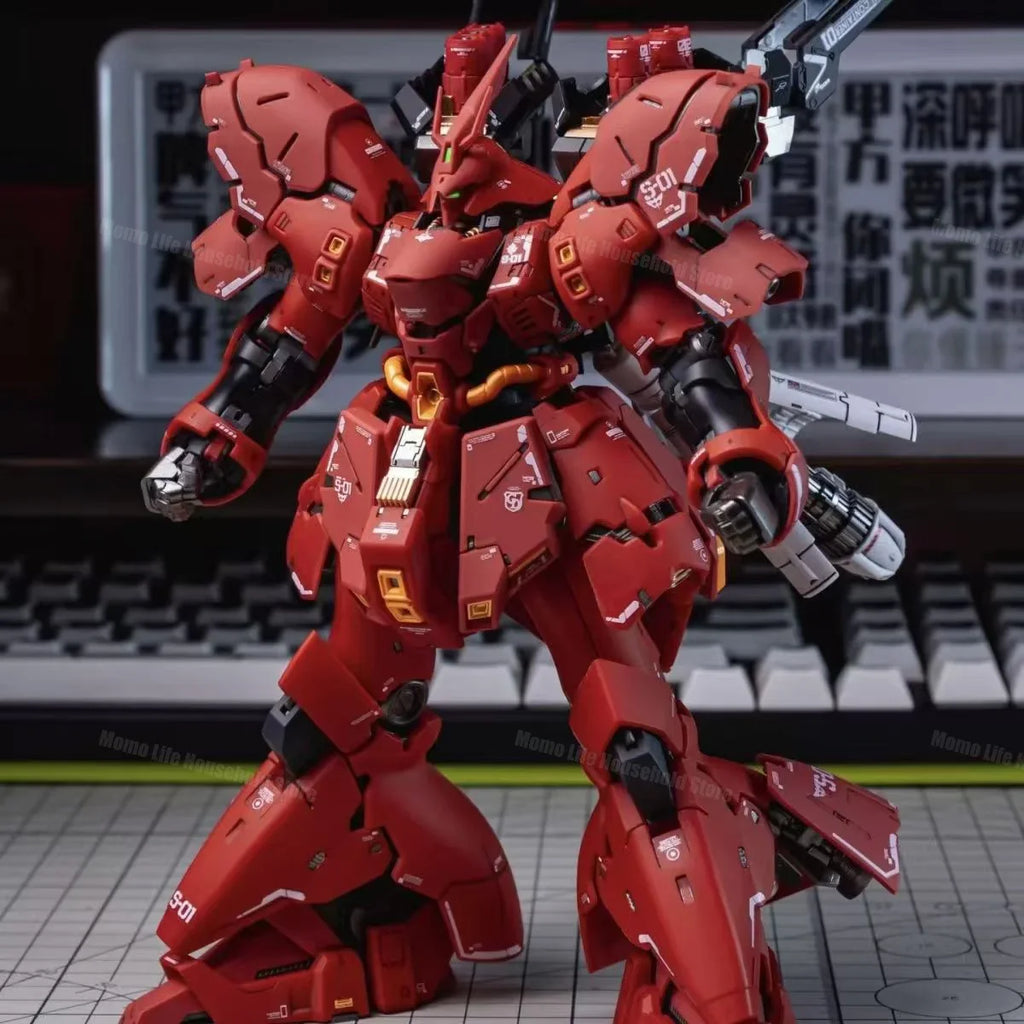 In Stock GAOGAO Model RG 1/144 MSN-04 Sazabi Assembly Model Kits Plastic skeleton Anime Action Figure Robot Plastic Model Toys