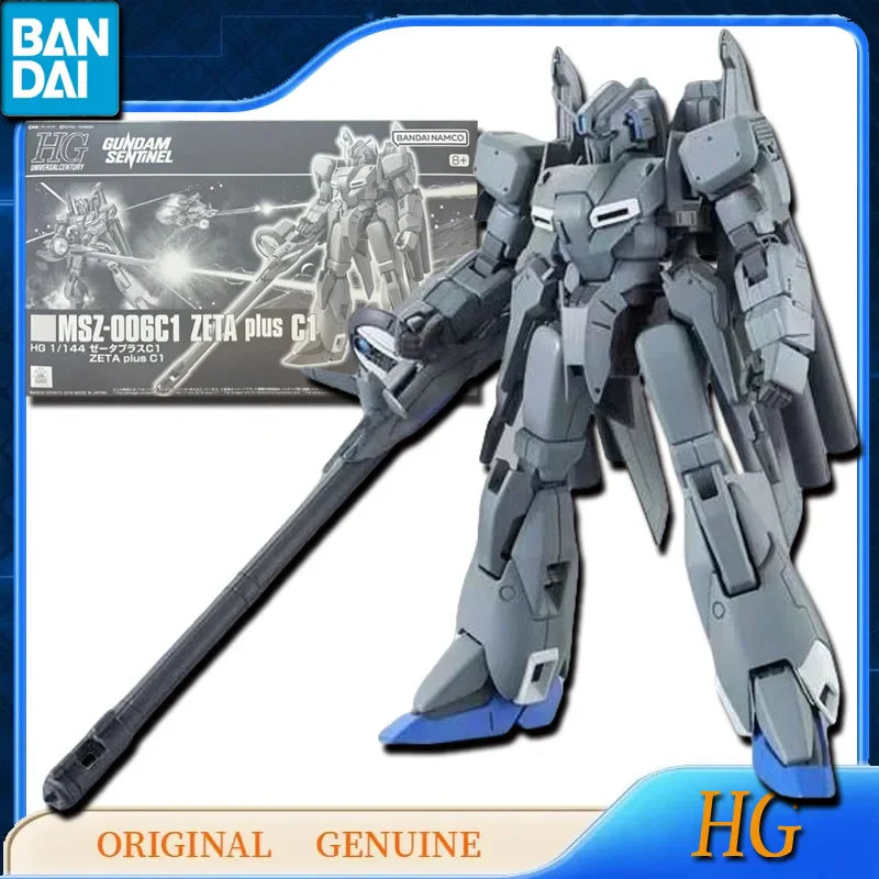 Bandai Original Echtes HG GUNDAM SENTINEL MSZ-006C1 ZETA Plus C1 Anime Actionfiguren Spielzeug Kinder Geschenk Bausatz Ornamente