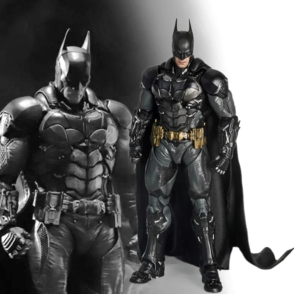 Arkham Knight Batman Action Figure 1/12 Batman Collectable Action Figure Anime Model Joints Movable Figurine Toys V8.04 Suit