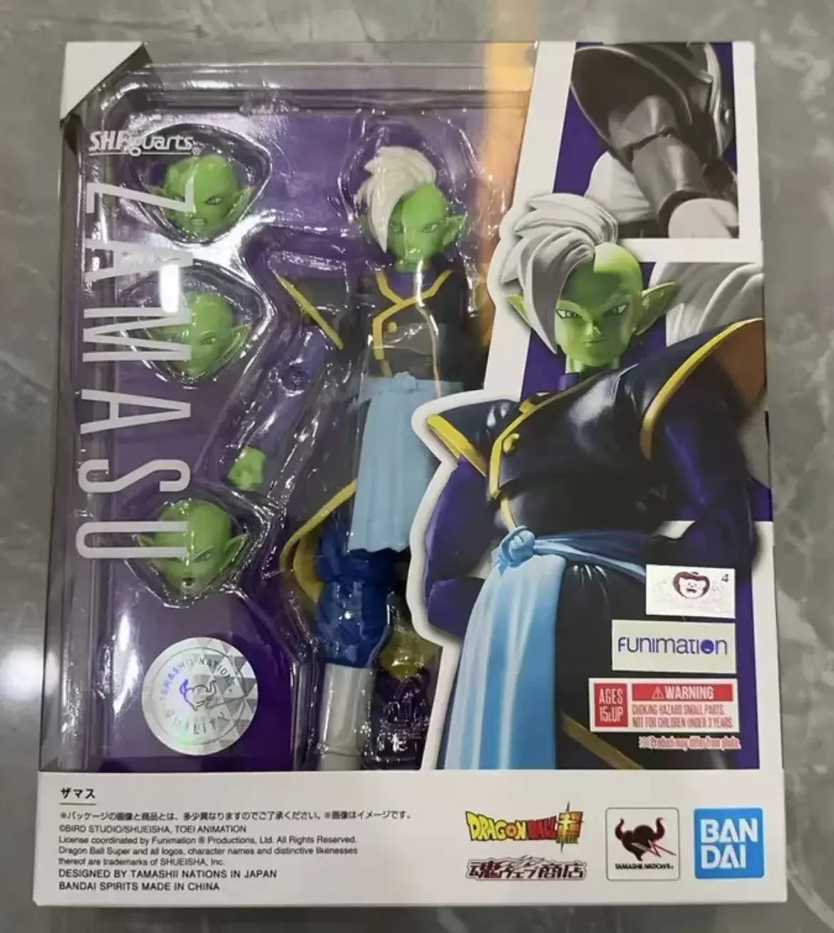 100% original bandai sh figuarts shf dragon ball zamasu action figures north america only model toys figura in stock