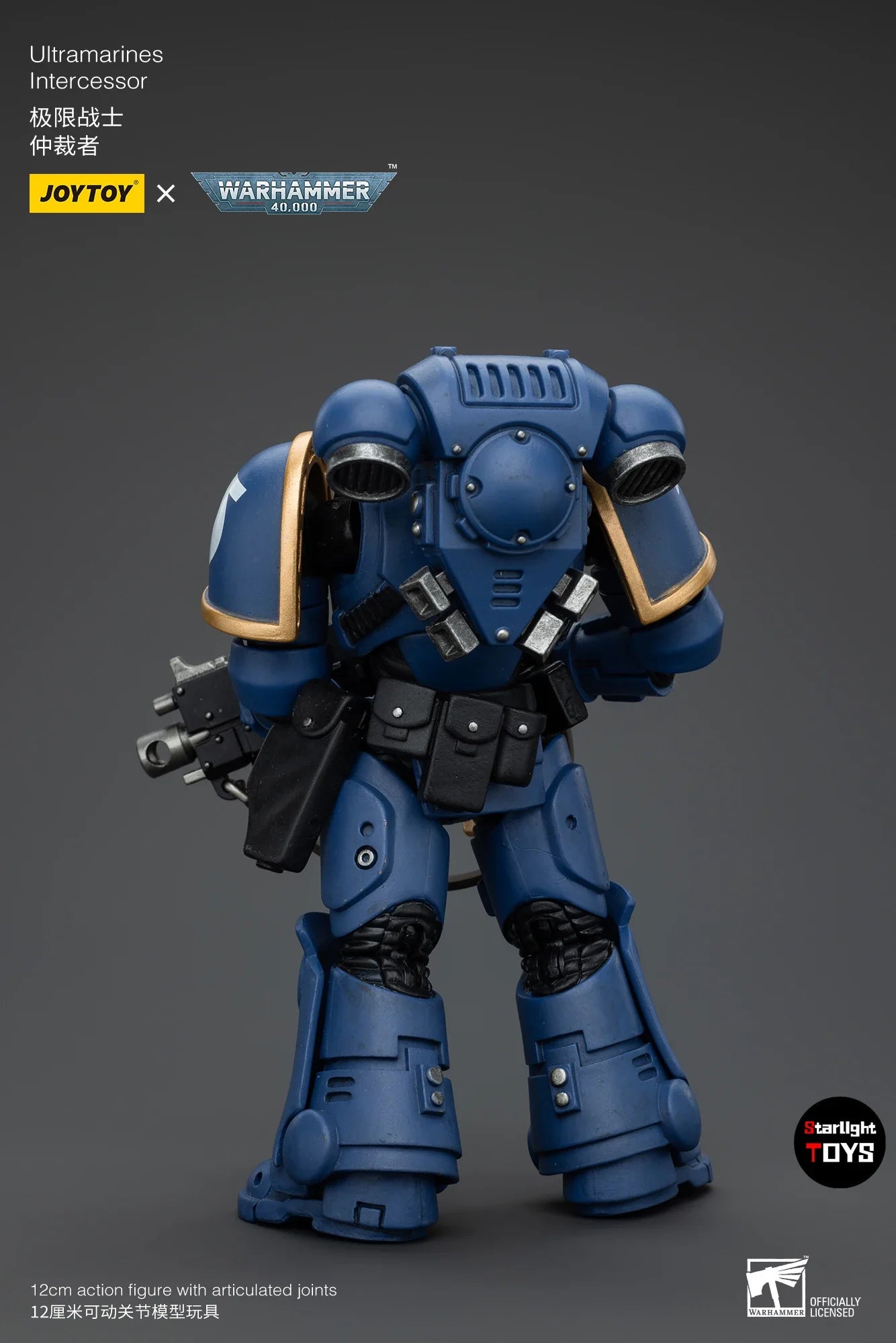 JOYTOY 1/18 Action Figure Warhammer 40K UItramarines Intercessor Toys Model Collection Gifts