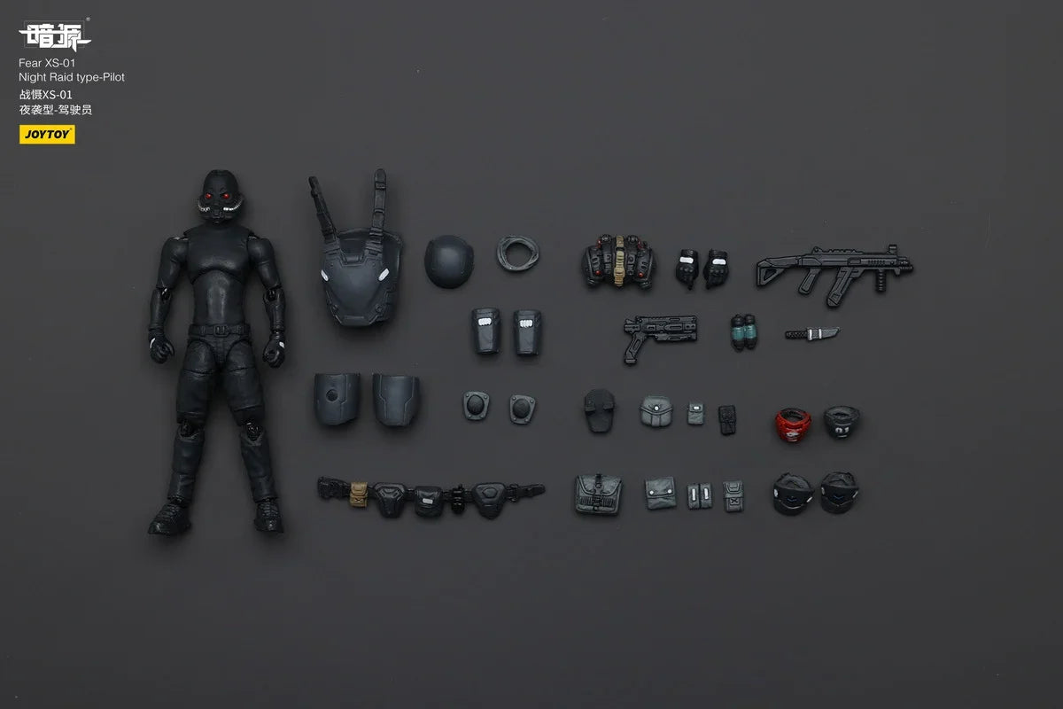 JOYTOY JT01239 JT01246 JT01253 1/25 Scale Pilot Action Figure Fear XS-01 XS-02 XS-03 Night Raid Assault Tactical Type Model Toys