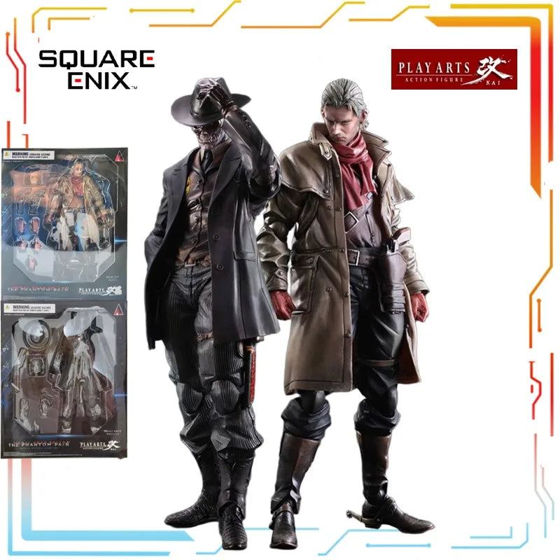 SQUARE ENIX PLAY ARTS Modified Finished Movable Doll Alloy Equipment Phantom Pain Anime Action Figure Model Toys Gifts for Boys
