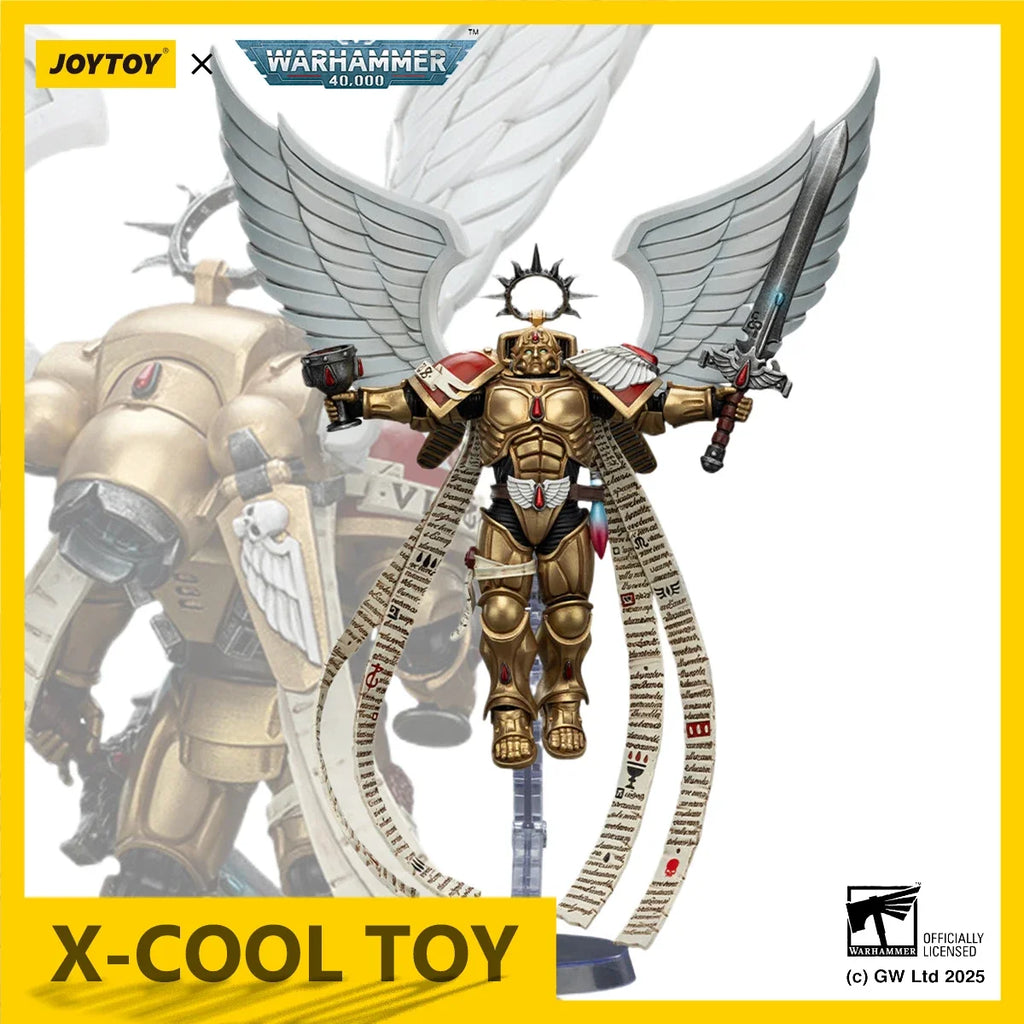 JOYTOY Warhammer 40K Action Figure 1/18 Blood Angels The Sanguinor With Encarmine Broadsword Collection Model Anime Figurine Toy
