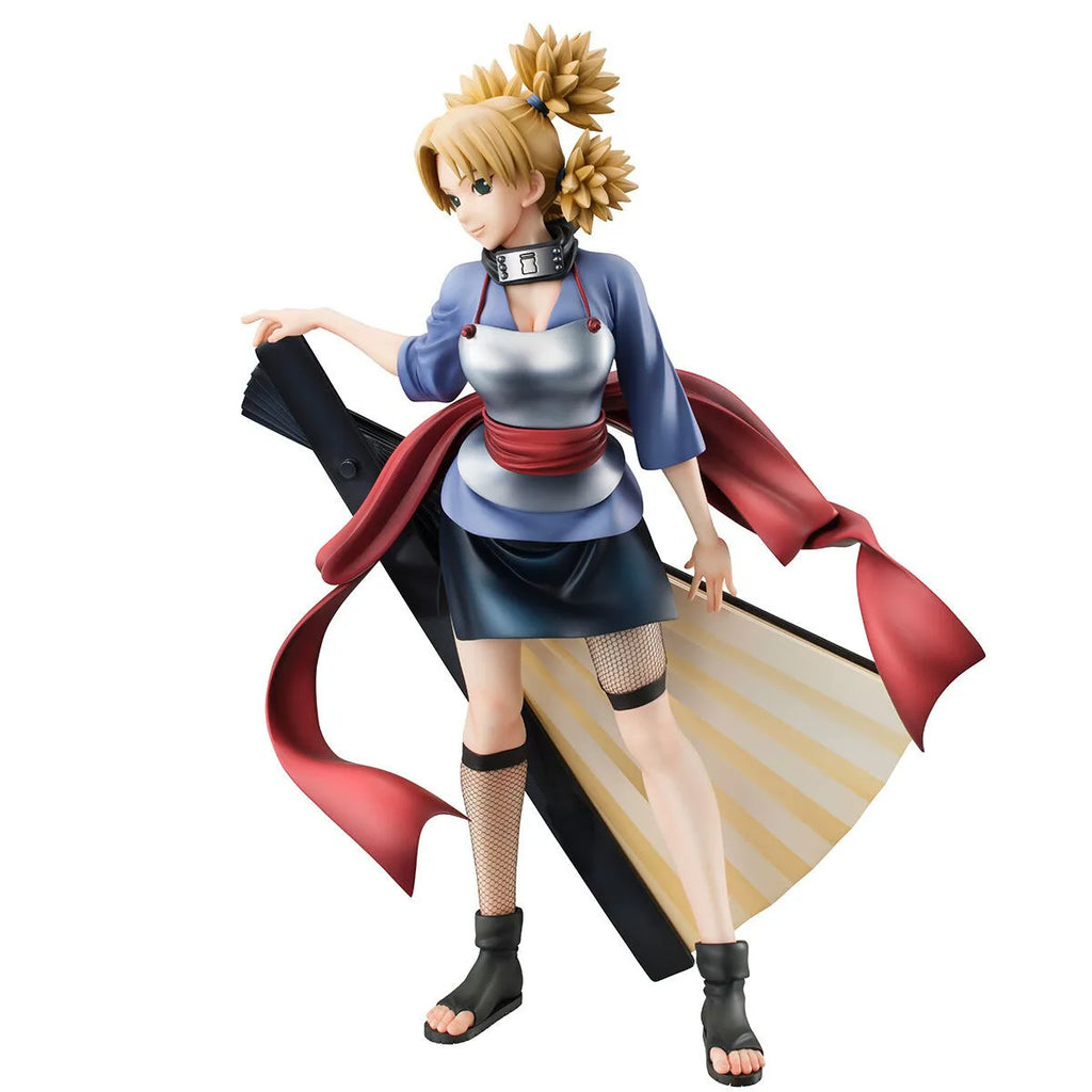 21cm Original MegaHouse GALS NARUTO Shippuden Temari Anime Figure Action Figure Model Decoration Collection Series Garage Kit
