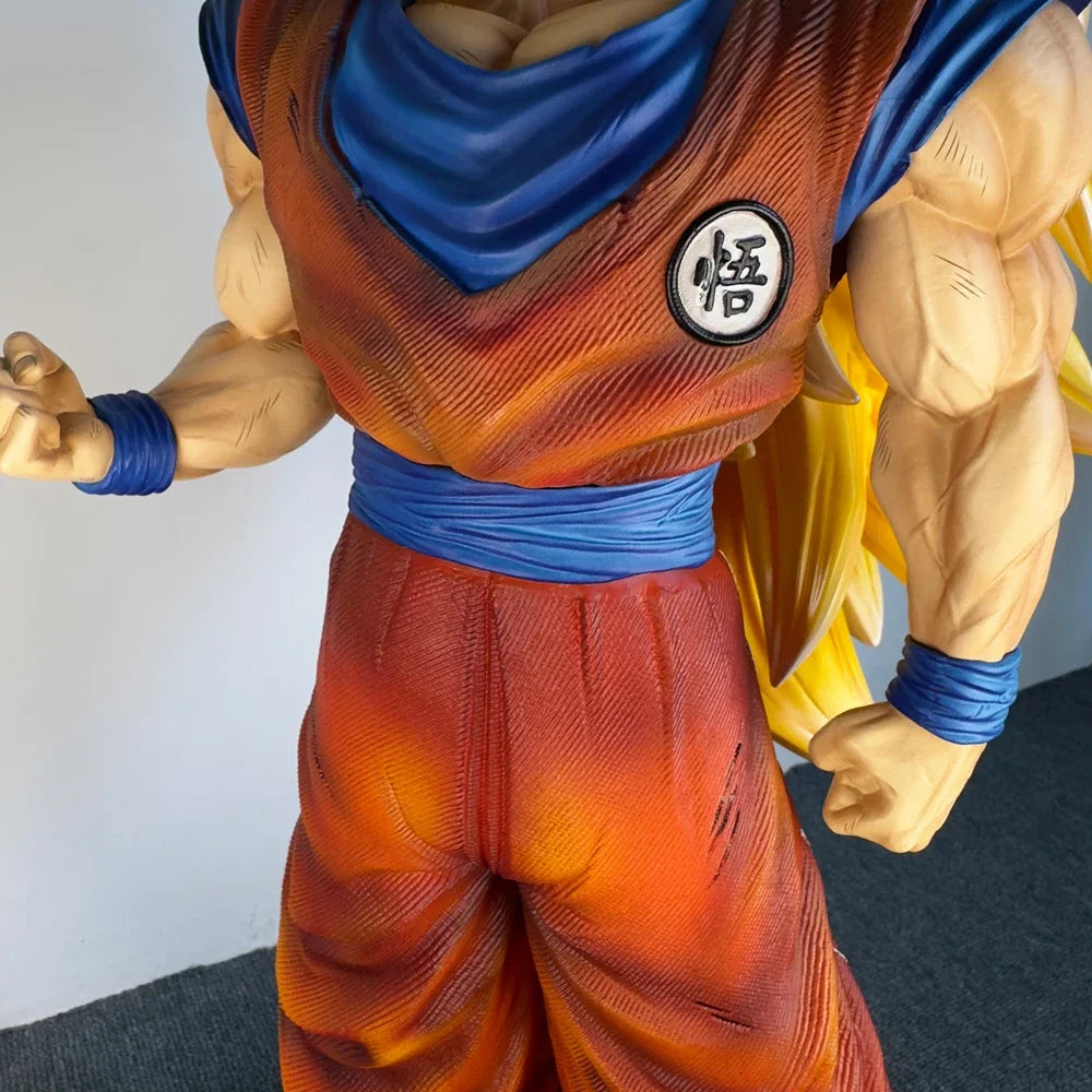 54cm JT Studio Dragon Ball Anime Figures 2% Studio Super Saiyan 3  Action Figure Statue Model Doll Collection Toys Gifts