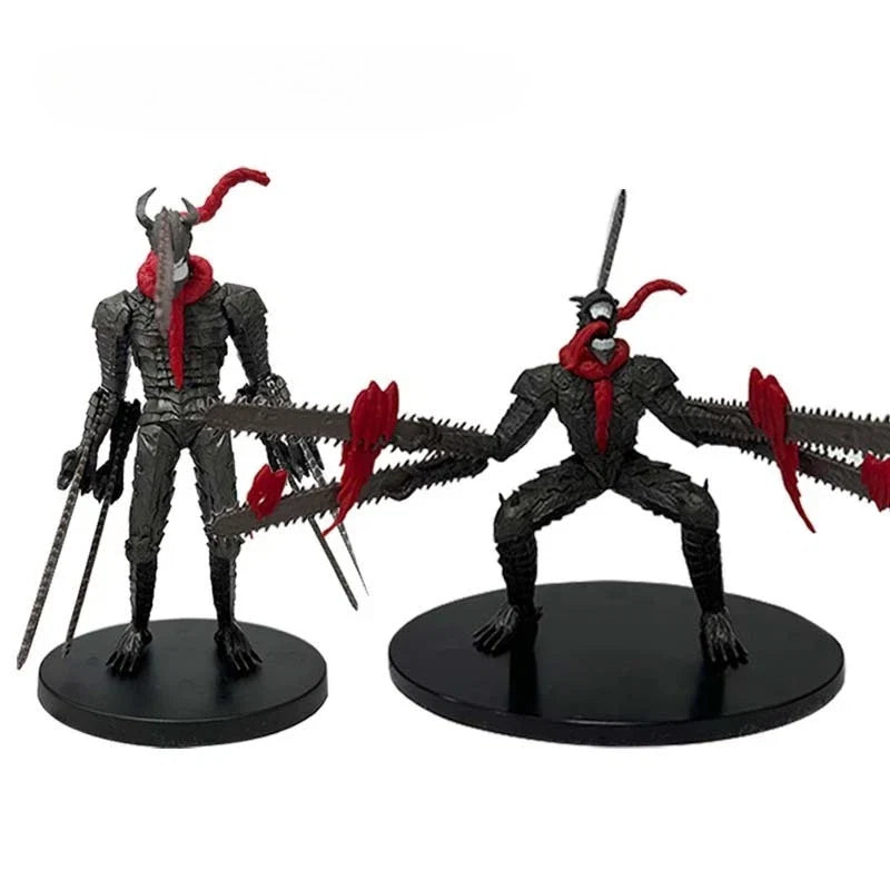 15-17cm Anime Chainsaw Man Hell Demon Samurai Sword Hunter Boqita Action Figure Ornament PVC Model Doll Toy Collection Kids Gift