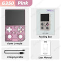 BATLEXP G350 Handheld Game Console 3.5'' IPS Screen Linux System Dual Joystick Vibration Motor Retro Portable Video Console Gift