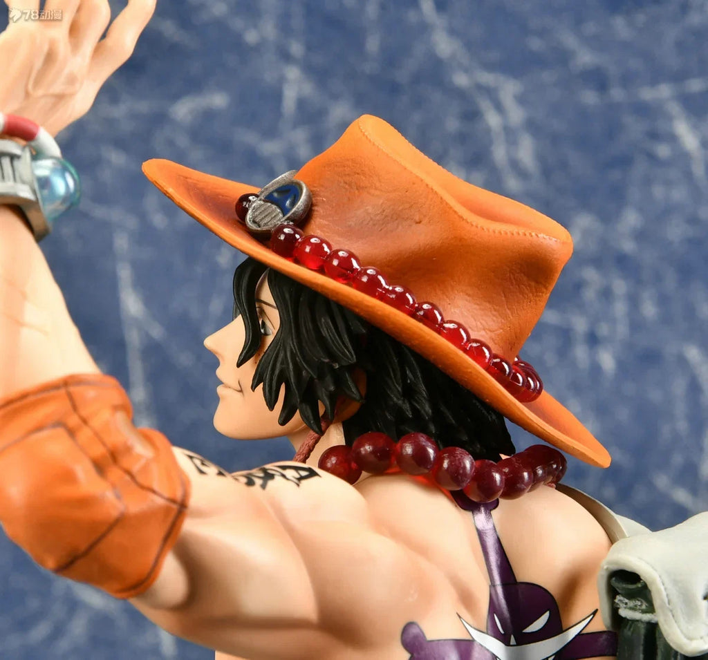25CM Anime One Piece Portgas D Ace Figure BWFC World Figure Colosseum 10th See You Again Wave Ace Zoukei Ou Action Figure PVC