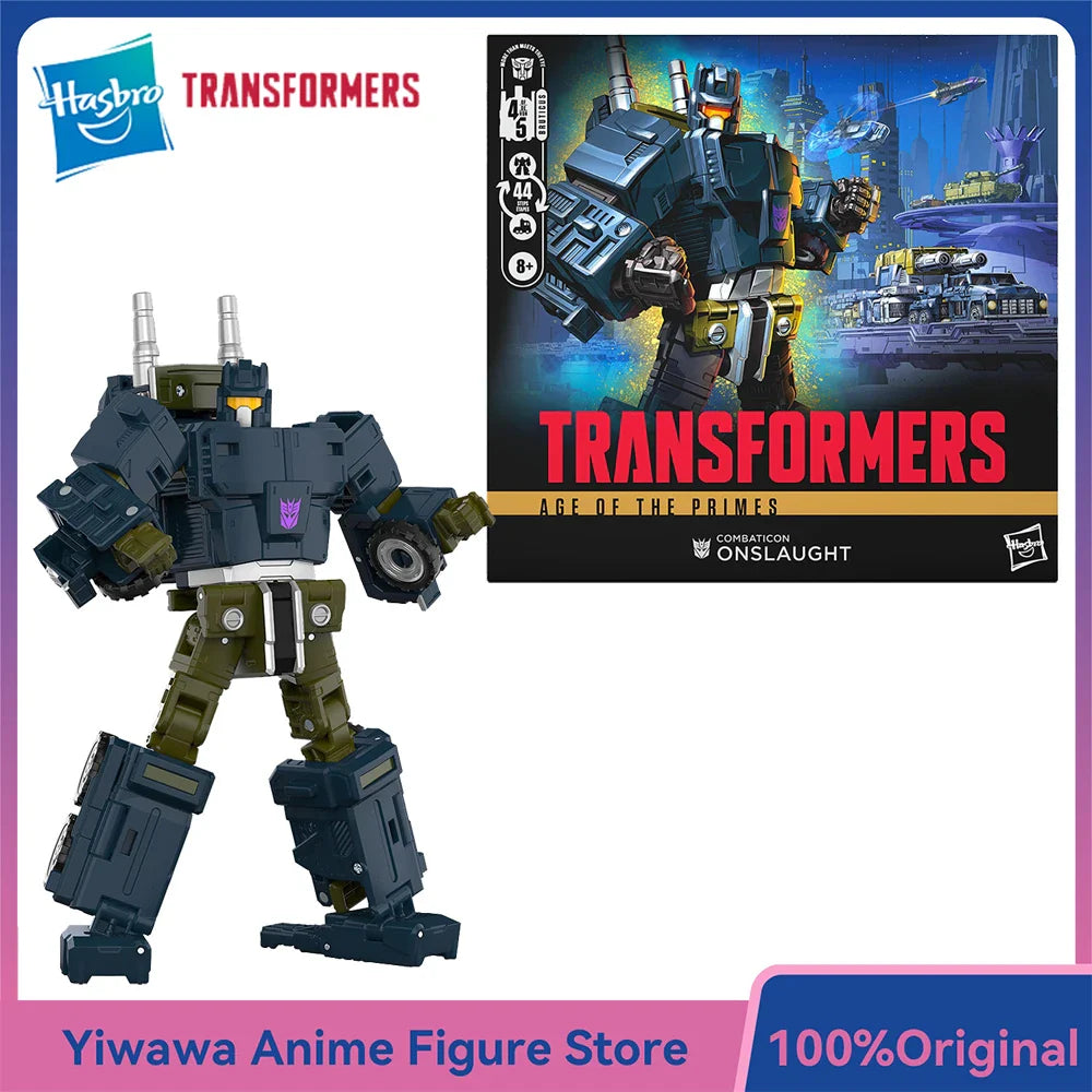 Original Hasbro Transformers Age of the Primes Onslaught 17cm Commander Class Bruticus Mitglied Action Roboter Modell Figur Spielzeug