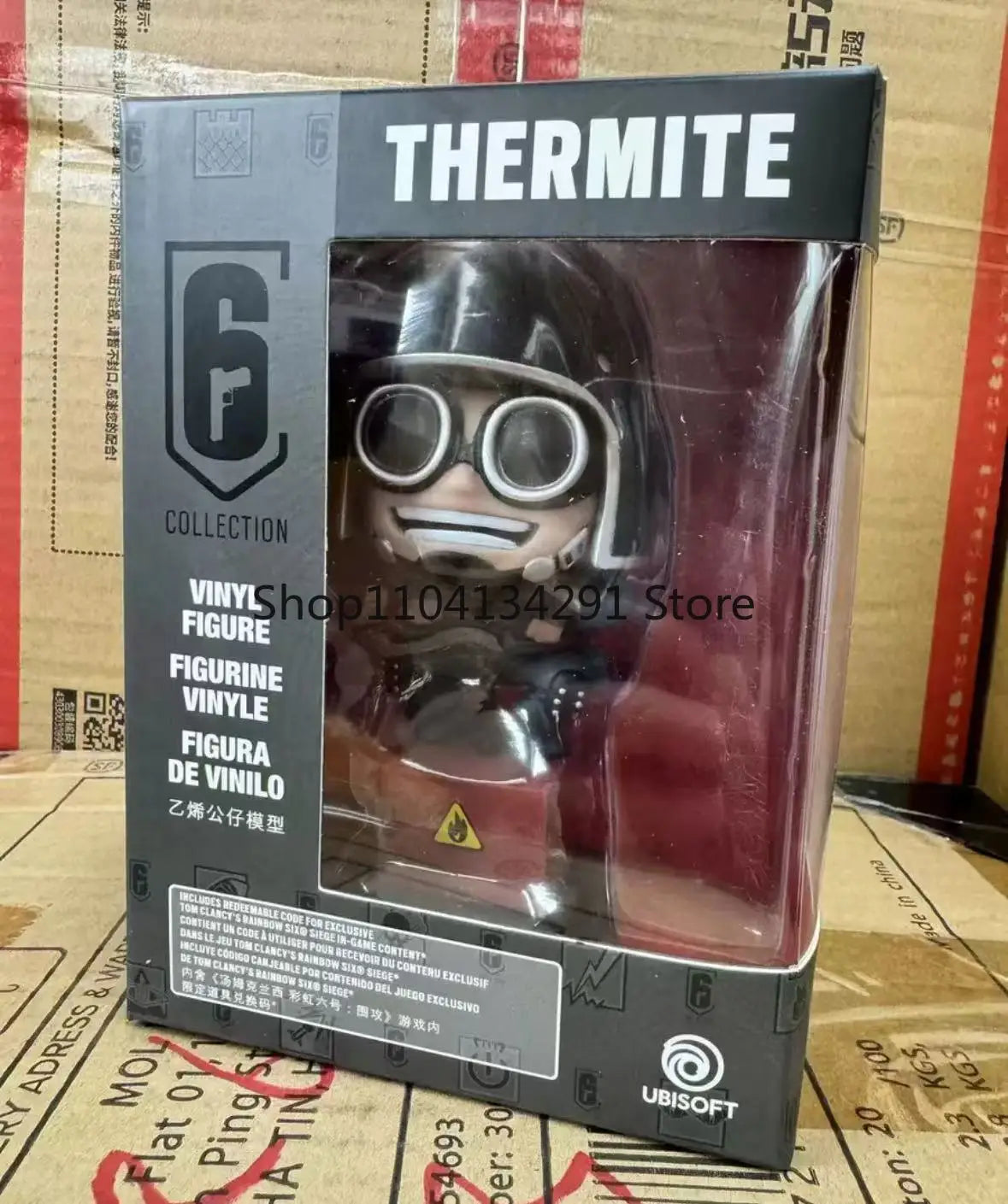 10cm R6 Rainbow Six Siege Figure Blitz Montagne Bandit Caveira Thermite Ash Action Figure Q Version Collection Decora Toys Gifts