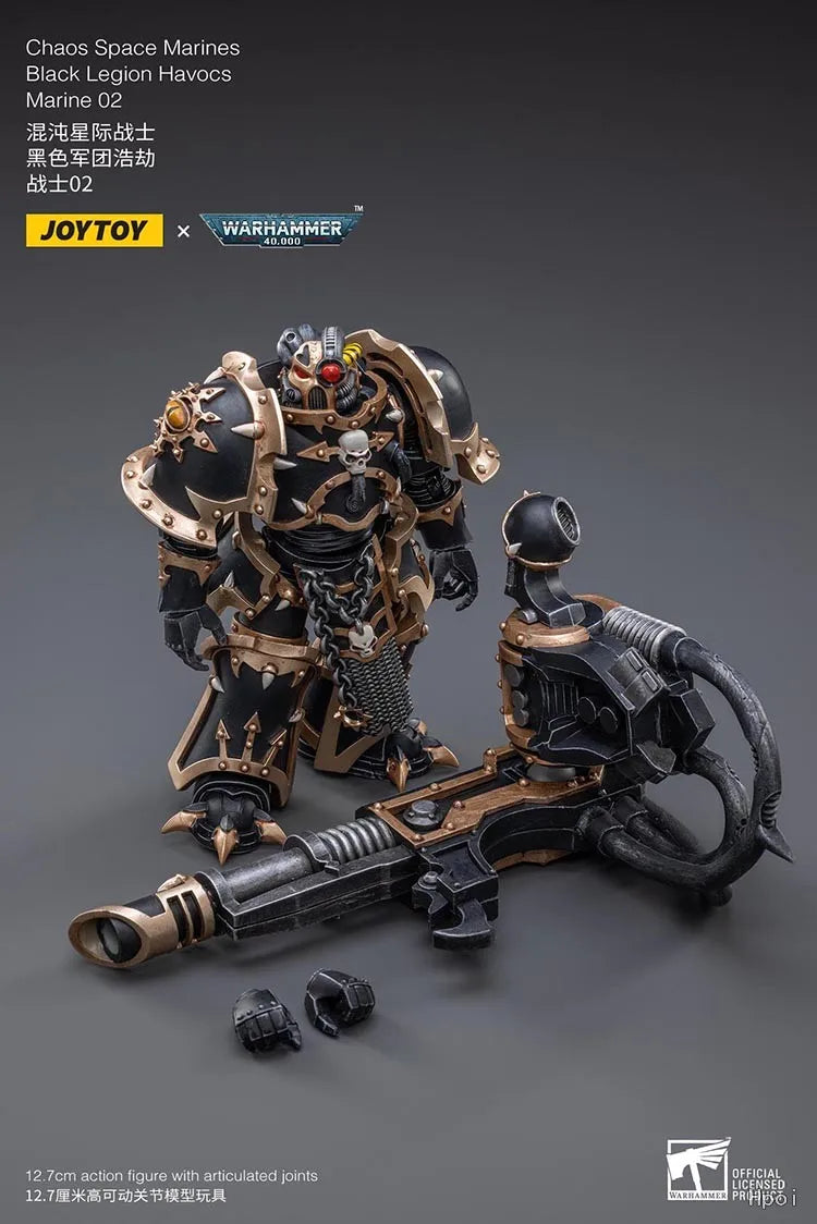 In Stock Original Warhammer 40,000 Chaos Space Marines Black Legion Havocs Marine 02 Series Figures Models Toys Gifts Collection