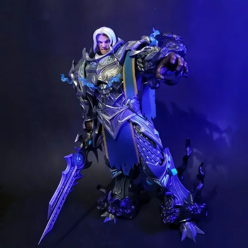 Original In Stock BROTOYS Dark Storm Prince Anduin Blackened Version PVC Movable Figure Model Desktop Collectible Toys Gifts