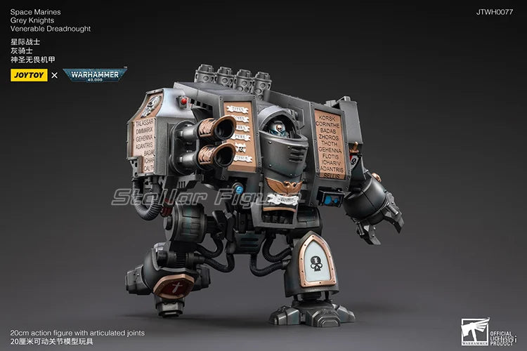 【SF】JOYTOYS 1/18 Action Figure Space Marines Grey Knights Venerable Dreadnought Model Toys Gifts Collection Ornaments