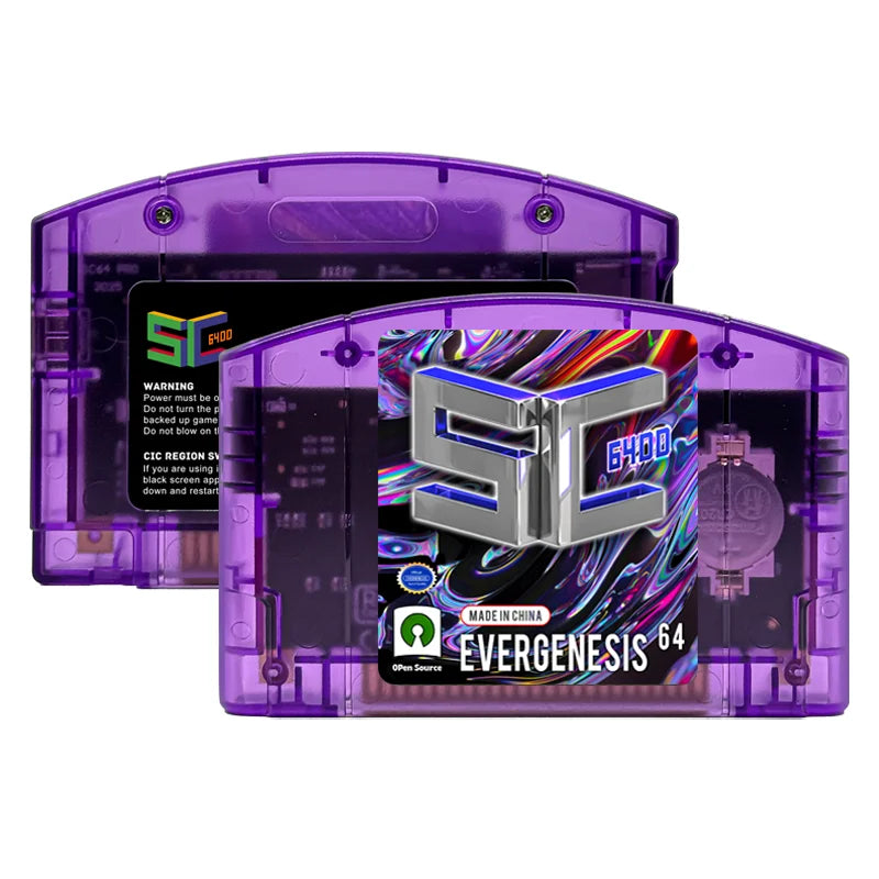 SC64 Open Source Game Card 5000 in 1 N64 Game Cartridge For Nintendo 64 Game Card free TF Card Compatibility Support 64DD Game