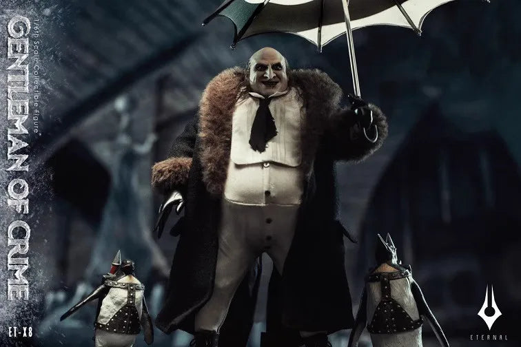 High Quality ETX8 1/6 Figure Delicate Villain Gentleman Of Crime Penguin People Full Set 12in Action Figure Toys For Collection