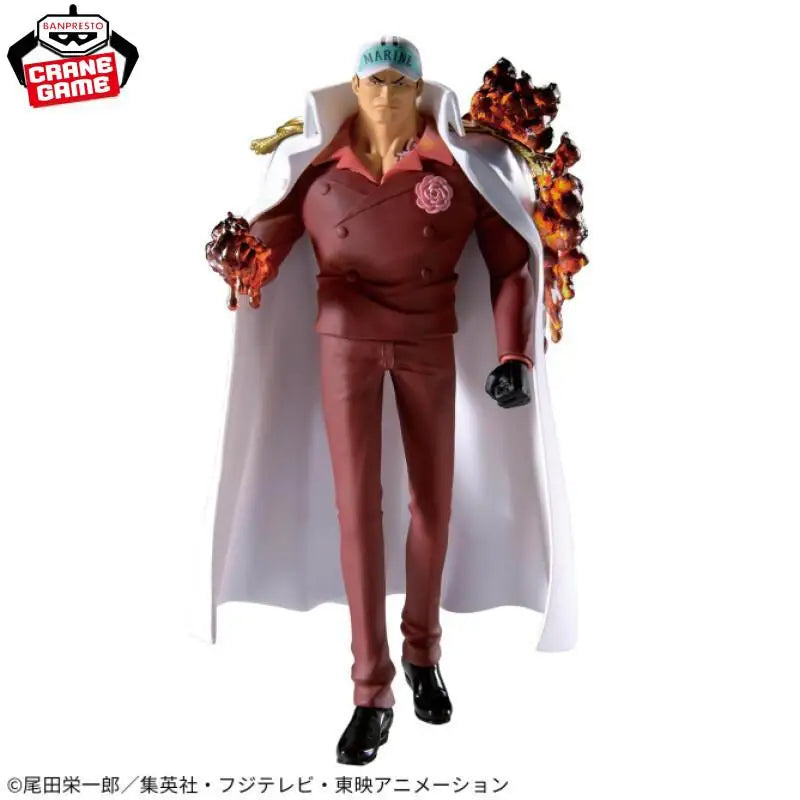 100% Genuine Bandai Namco Banpresto One Piece Logia The Borsalino Sakazuki Kuzan Pvc Figure Model Collector Ornament Toy Gift