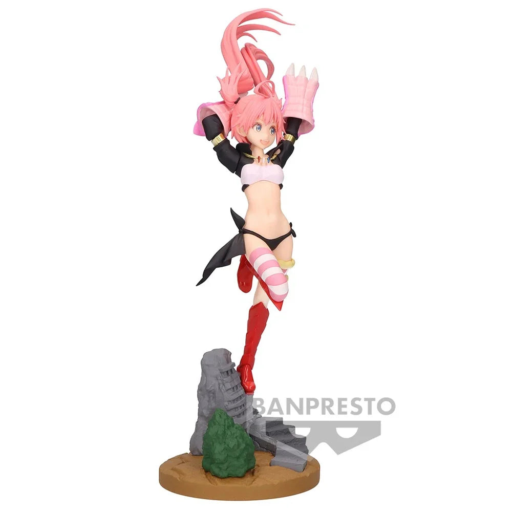 Original In Stock BANPRESTO Anime That Time I Got Reincarnated as a Slime Rimuru Tempest Milim Nava Figure Model Genuine Toy