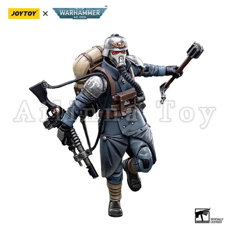 JOYTOY 1/18 Action Figure 40K Astra Militarum Death Korps of Krieg Veteran Reissue Anime Collection Military Model