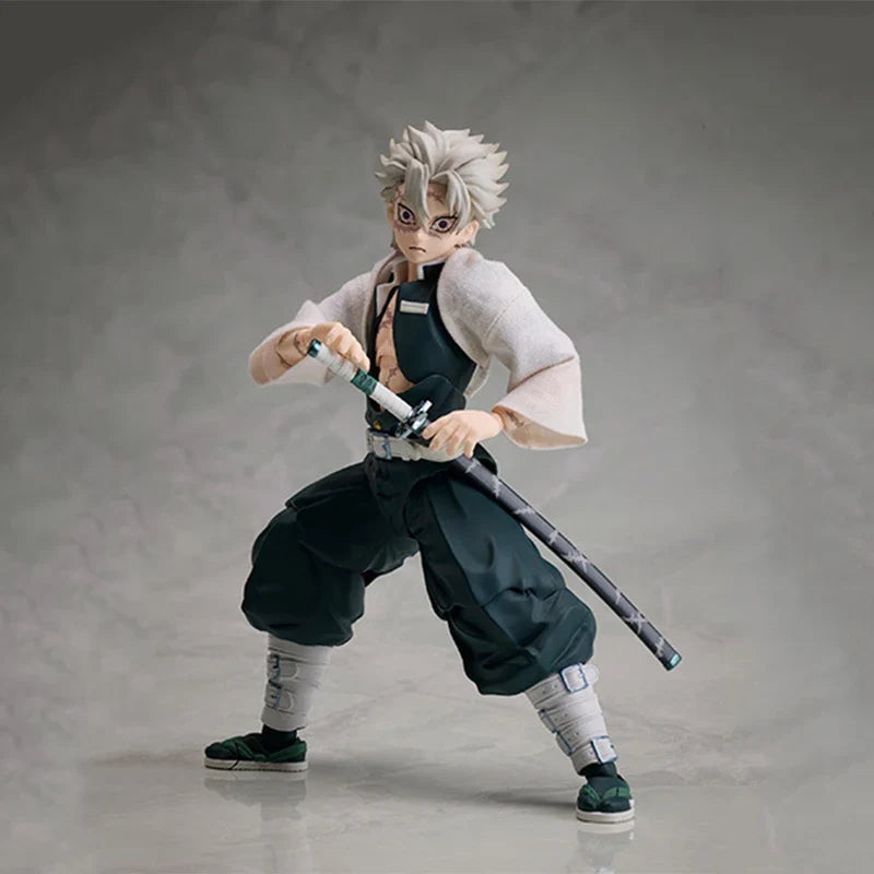 In Stock Original Genuine ANIPLEX BUZZmod. Shinazugawa Sanemi & Genya Demon Slayer Action Anime Figure Collectible Model Dolls