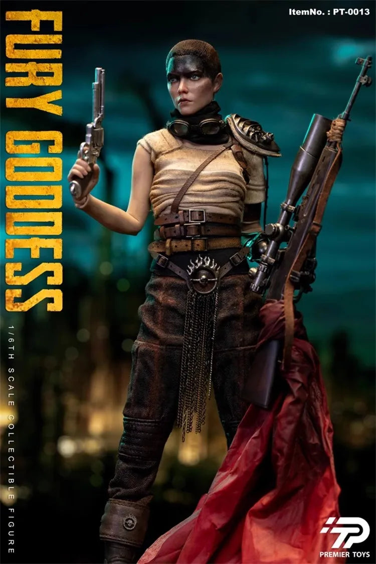 Original Premier Toys PT-0013 1/6 Collectible Furiosa Goddess Anya Female Action Figure Movie Brave Simulation 12"  Model Toy