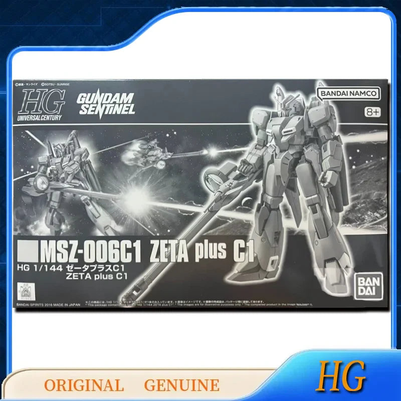 Bandai Original Echtes HG GUNDAM SENTINEL MSZ-006C1 ZETA Plus C1 Anime Actionfiguren Spielzeug Kinder Geschenk Bausatz Ornamente